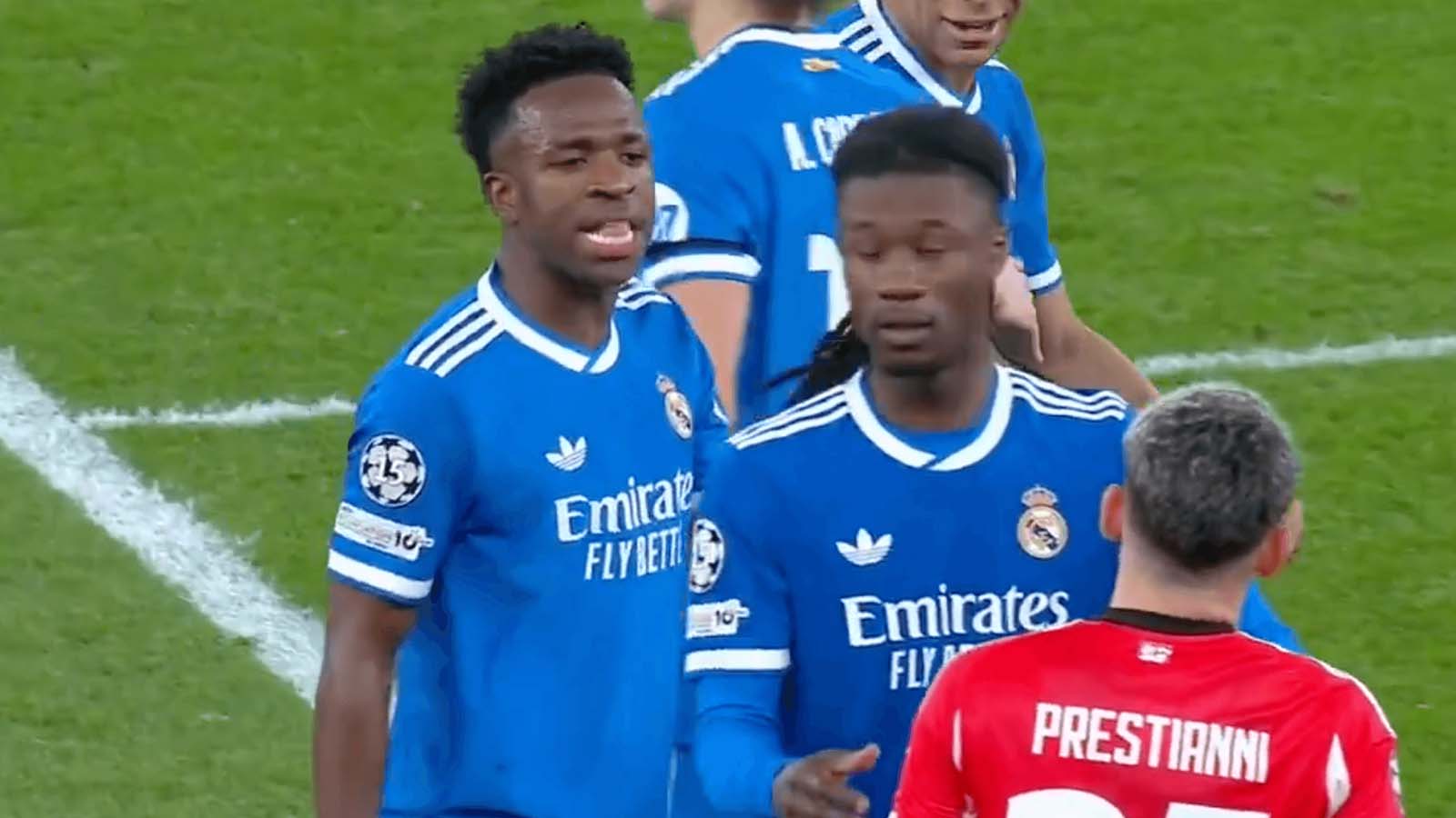 จานลูกา เพรสเตียนนี แสดงปฏิกิริยาต่อข้อกล่าวหาเรื่องการเหยียดเชื้อชาติของวินิซิอุส จูเนียร์ ระหว่างเกมแชมเปี้ยนส์ลีกระหว่างเบนฟิกาและเรอัล มาดริด